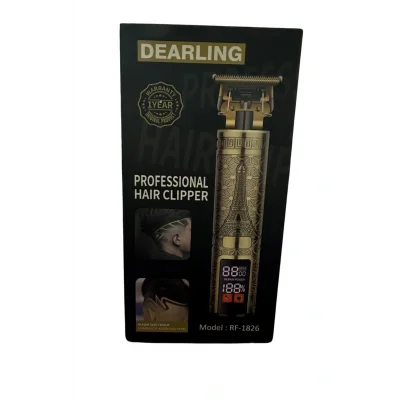 Kol Saati 1-3 Kablolu Mini Hair Clipper, Alaşım Kesici Başlıklı RF-1823 Traş Makinası Yok 1-2 Saat Saç-Sakal-