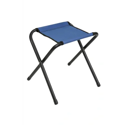 Genel Ürün Katlanabilir Katlanır Balıkçı Kamp Taburesi Mavi Tekli Mavi Tek Kişilik Metal