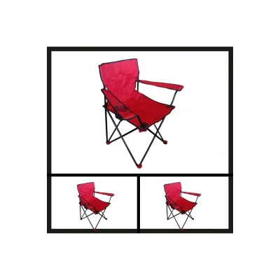 Genel Ürün Tek Kişilik Uyguna-Yakala Kırmızı (dy.001) Savex Katlanabilir Kamp Sandalyesi-MLZ.088 Kırmızı Tekli