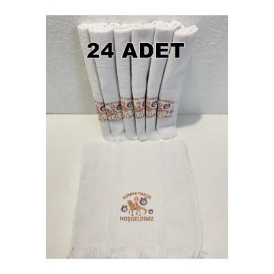 Havlu 24 Adet Okuluk Düğüncü Araba Havlusu 40*70 Cm Havlu