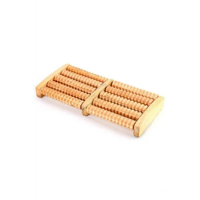 Genel Ürün Ahşap 10 Dönerli Çiftli Bölmeli Ayak Masaj Aleti