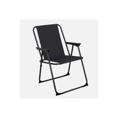 Genel Ürün Katlanır Kamp Koltuğu Siyah