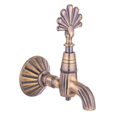 Genel Ürün Lider 1/2 Ağır Tavroz Osmanlı Musluğu Antik Sarı