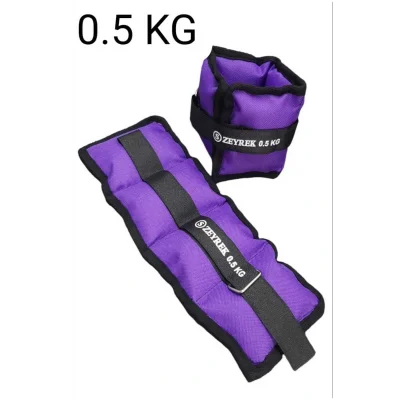 Genel Ürün 0.5 Kg × 2 Adet Toplam 1 Kg El Ayak Bilek Kas Güçlendiriçi Ağırlık Seti Kum Ağırlık Torbası