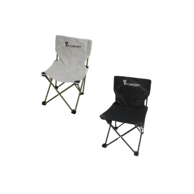 Genel Ürün Konforlu Kolay Taşınabilir Metal Ayaklı Katlanabilir Küçük Çocuk Kamp Sandalye Beyaz Renk