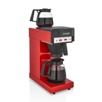Genel Ürün Edom J1 Profesyönel Filtre Kahve Makinesi - Kırmızı (2 ADET CAM SÜRAHİLİDİR)