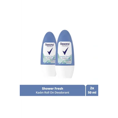 Kol Saati Üstün Koruma Kadın Roll On Deodorant Shower Fresh 72 Saat Kesintisiz Koruma 50 ml X2