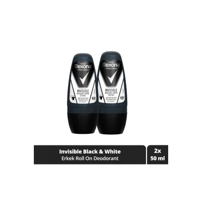 Genel Ürün Men Motionsense Erkek Roll On Deodorant Invisible On Black White Clothes 50 ml X2
