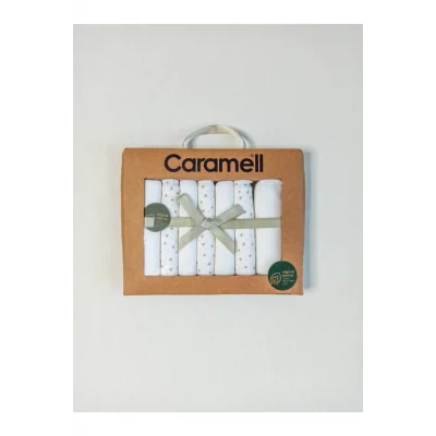 Genel Ürün Organik Pamuk 7 Li Ekru Ağız Mendili