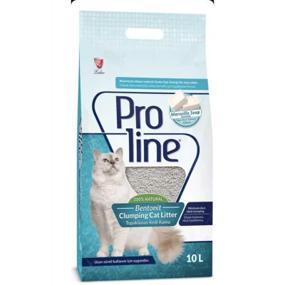 Genel Ürün Proline Marsilya Sabunlu Topaklaşan Kedi Kumu 10 L