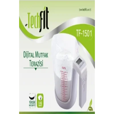 Genel Ürün Techfit Tf-1501 Dijital Mutfak Terazisi