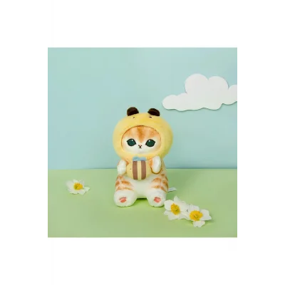 Genel Ürün Arı Kolstümlü Kedi 25cm Mofusand Cat Kedicik Peluş Sanrio Kawaii Hello