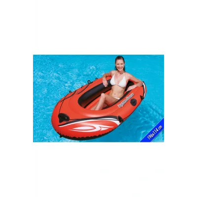 Genel Ürün 62002 Pompasıyla İ- Bestway Hydro-Force Şişme Bot - 120kg(2 Kişilik) - 196x114cm - 61100