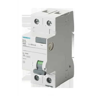 Genel Ürün 5sv4314-0 40a 30ma 230v (faz+nötr) Kaçak Akım Koruma Rölesi
