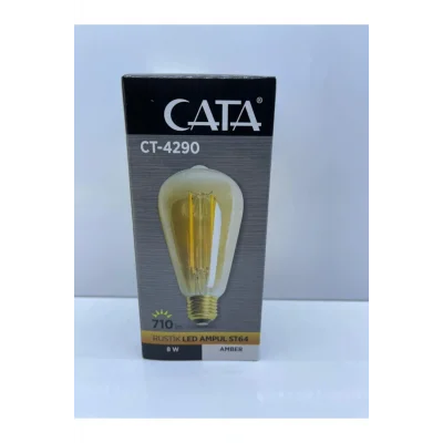 Genel Ürün Led Ampul 8w Rustik Ct-4290 Amber Renk