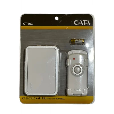 Genel Ürün CT-103 Kablosuz Kapı Zili (Gri Kenarlı)