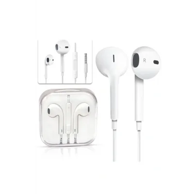 Genel Ürün Mikrofonlu Iphone Uyumlu Kulak Içi Kulaklık Kutulu Syx-k12a 3.5mm Jaklı Kulaklık