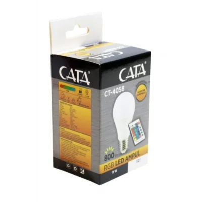 Genel Ürün Renkli Rgb Led Ampül Kumandalı Ct-4058 800lm