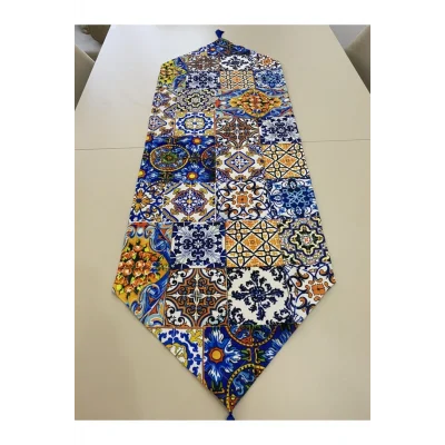 Genel Ürün Çini Desenli Runner