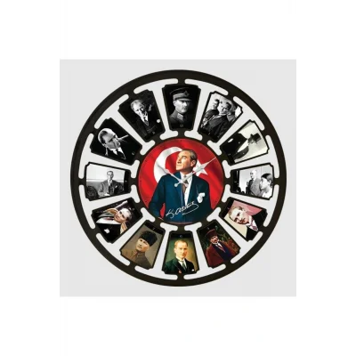 Kol Saati AYPŞ DEKORATİF ATATÜRK DUVAR SAATİ