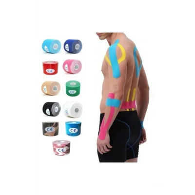 Genel Ürün Kınesıology Tape Gold-mavi