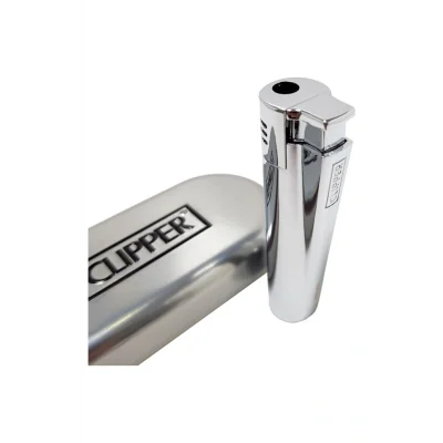 Genel Ürün 1300 Turbo Lazer Komple Metalik Gümüş Parlak Gri Çakmak Hediye Kutulu