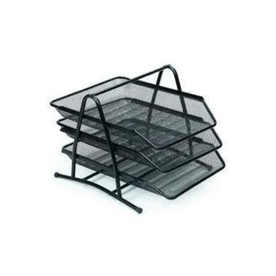 Genel Ürün Evrak Rafı 3 Lü Delikli 9181 Siyah  (  1  ADET  )