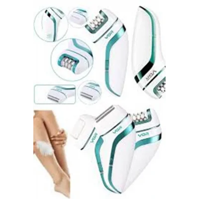 Genel Ürün V-713 3 in 1 şarjlı epilasyon epilatör cihazı aleti makinesi tüm vücut bikini bölgesl