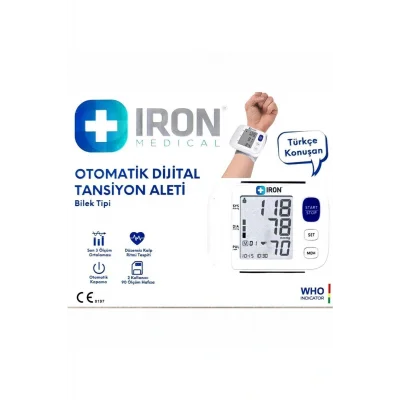 Genel Ürün - Tansiyon Aleti Dijital Bilekten Ölçer Türkçe Konuşan Ref:jn-163ew