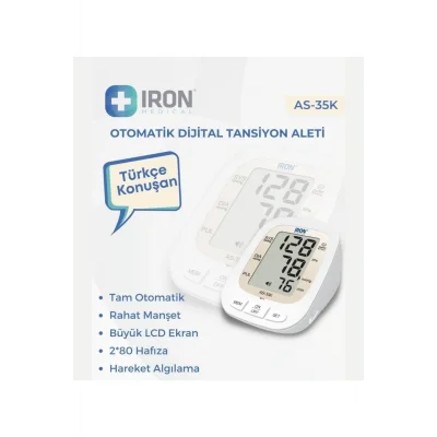 Genel Ürün - Tansiyon Aleti Dijital Koldan Ölçer Türkçe Konuşan Ref:as-35k