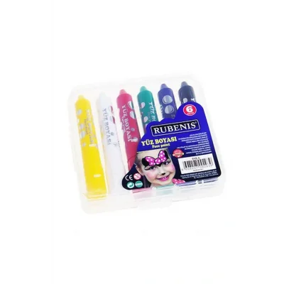 Genel Ürün YÜZ BOYASI - 6 RENK - PARTİ - PALYAÇO - EĞLENCE