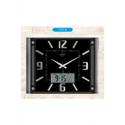 Kol Saati T-711-k Premium Kabartma Rakam Dijital Duvar Saati
