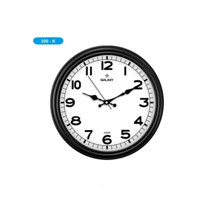 Kol Saati Duvar Saati Sıyah 200-K