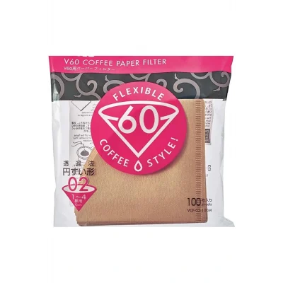 Genel Ürün V60 02 Drıpper Kahve Filtre Kağıdı,naturel 100 Adet