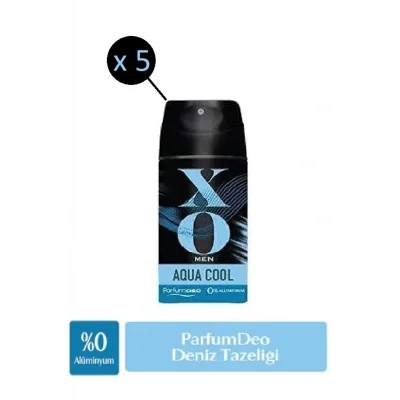 Genel Ürün Erkek Deodorant Aqua Cool 150 Ml X 5 Adet