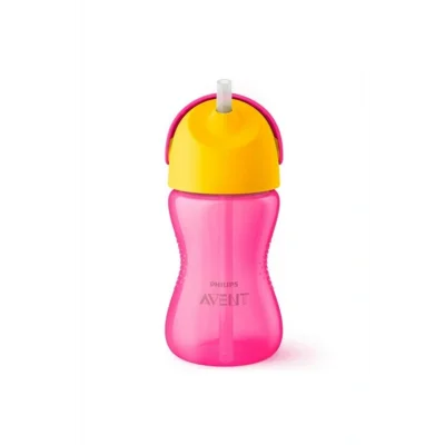 Genel Ürün ( 1 ADET ) Philips Avent Desenli Pipetli Bardak 300 Ml Pembe
