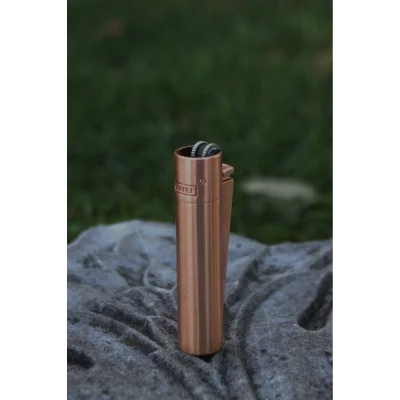 Genel Ürün Mat Rose Gold Taşlı Çakmak