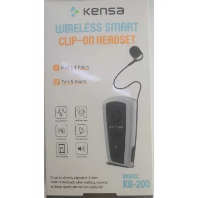 Genel Ürün Yeni Nesil Bluetooth Kulaklık Kb-200 Makaralı Titreşimli Kulaklık