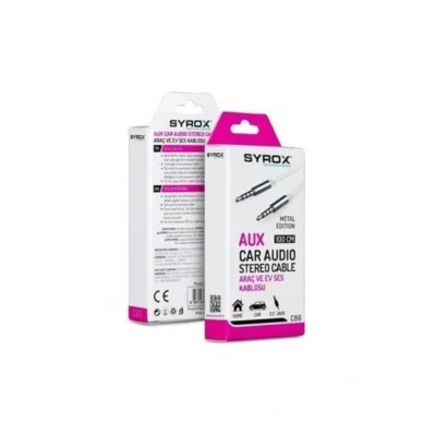 Genel Ürün Aux C86 Araç Ve Ev Ses Sistemi Kablosu 1 m