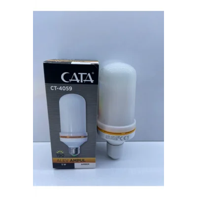 Genel Ürün Alev Ampul 5w Alevli Amber Renk Ct-4059