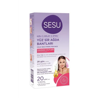 Genel Ürün Efe Yüz Sir Ağda Bandı Hassas Ciltler 20li