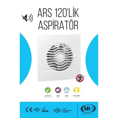 Genel Ürün 120lik 12 Cm Banyo Ve Tuvalet Aspiratör Havalandırma Fanı