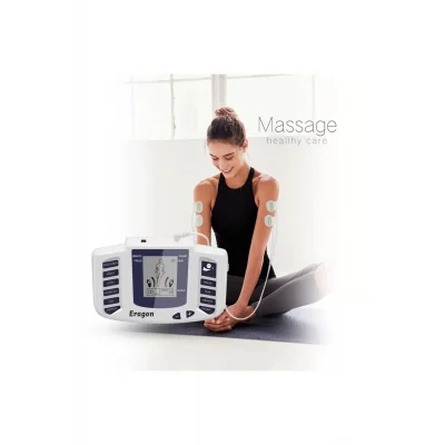 Genel Ürün Erg-301 Pulse Dijital Elektronik Masaj Aleti Terlikli Terapi Fizik Tedavi Tens Cihazı