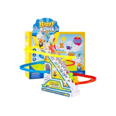 Genel Ürün Dön Dolaş Ördek Oyunu Kaydıraktan Merdivenden Çıkıp Kayan Renkli Yavru Ördek Işıklı Müzikli