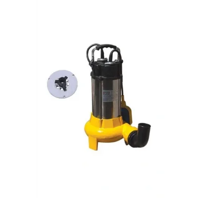 Genel Ürün V1100d-f Parçalayıcı Bıçaklı Döküm Gövdeli 1,5 Hp Atık Su Pompası