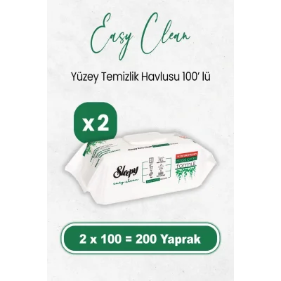 Havlu Easy Clean Yüzey Temizlik Havlusu 100 X 2 Adet (200 YAPRAK)