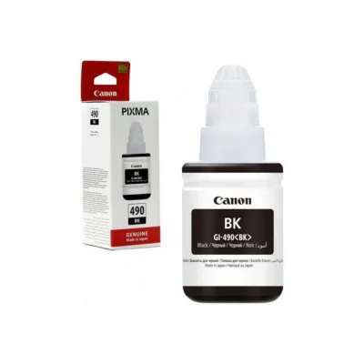 Genel Ürün Gı-490 Pixma G3410 siyah mürekkep kartuşu 135ml.