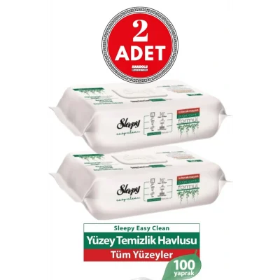 Havlu Easy Clean Yüzey Temizlik Havlusu 100 Lü X 2 Adet