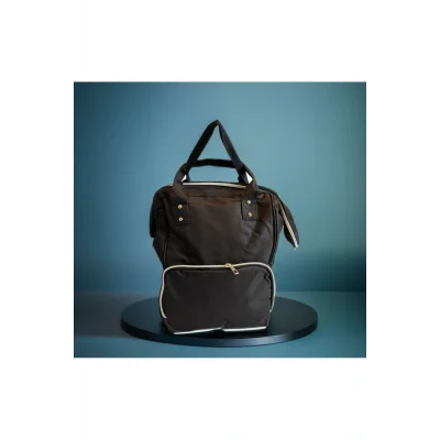 Termos Leke Tutmayan Su Geçirmez Termal Bölmeli Klasik Anne Bebek Bakım Sırt Çantası