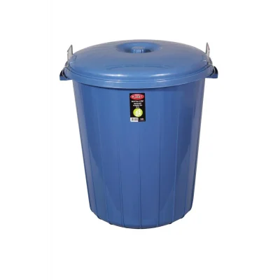 Genel Ürün Kilitli Çöp Kovası Renkli Herkül 70 Lt No. 4 Mavi